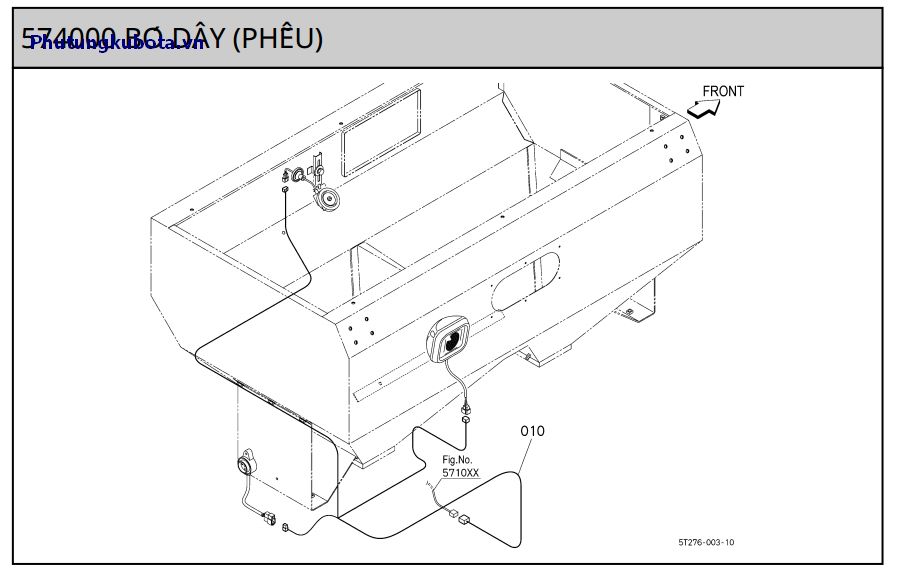 bộ dây điện (phễu nạp liệu)